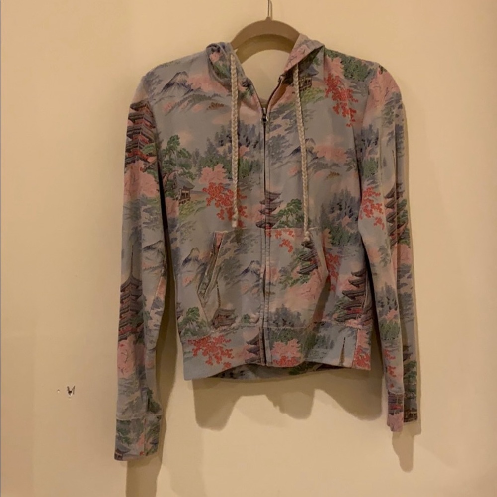 Lucky Brand Vintage Pandoga Medium Zipup Hoodie